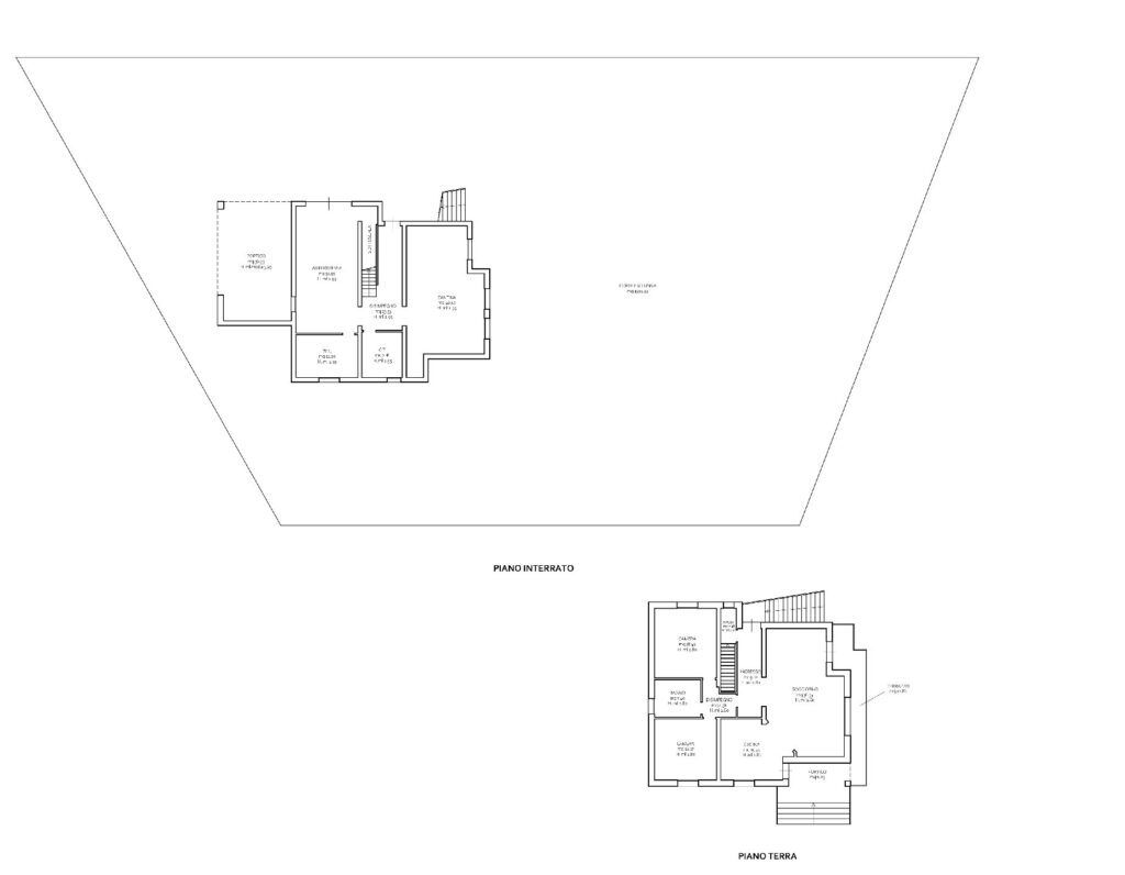 no-int-CAR-Planimetria-Piano-Terra+Interrato